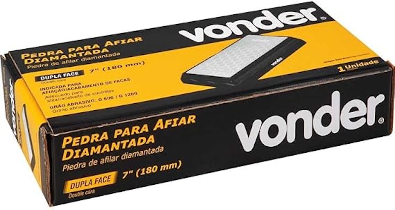 Pedra para Afiar Diamantada Dupla Face G 600/1200 5