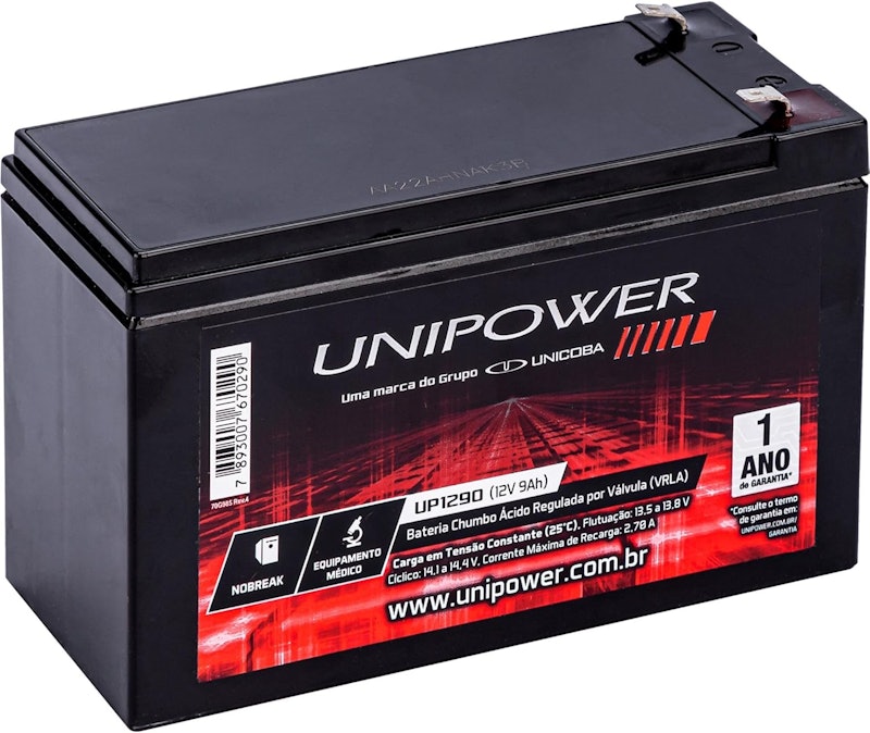 Bateria 12 V 9 Ah Unipower 1
