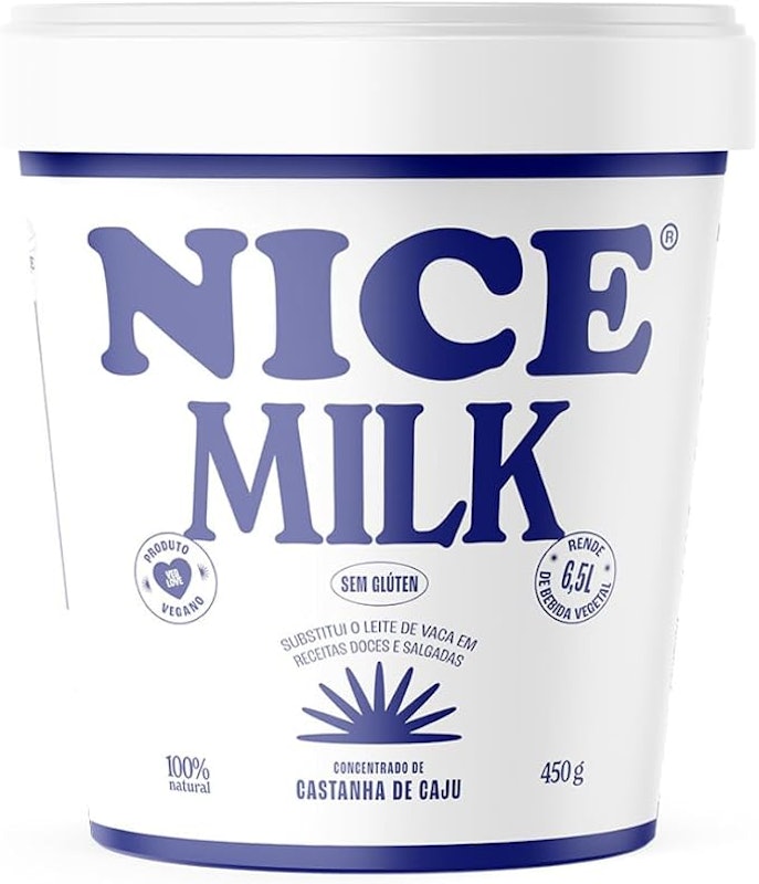 NICE Milk Castanha 450 g - Leite Vegetal Concentrado 1