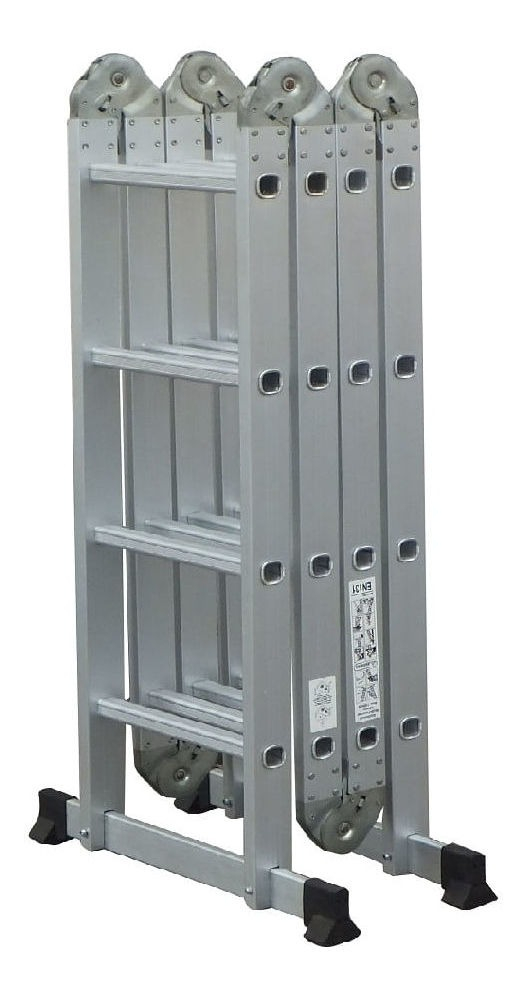 Escada Articulada Vix 16 Degraus Alumínio 4