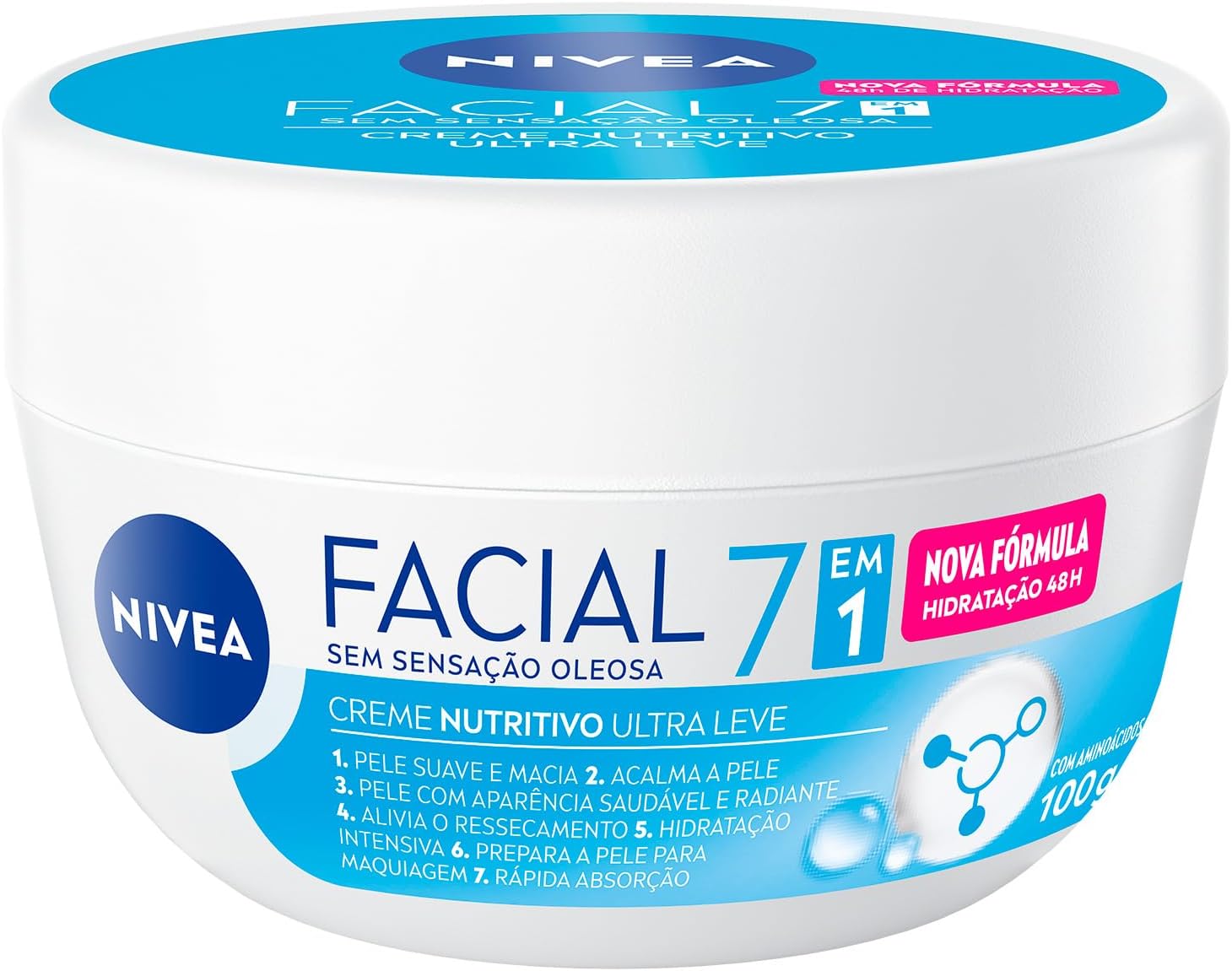 Top 10 Melhores Hidratantes para o Rosto em 2026 (Nivea, Neutrogena e mais) 3