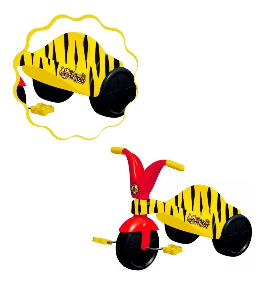 Triciclo Infantil Tigrão 4
