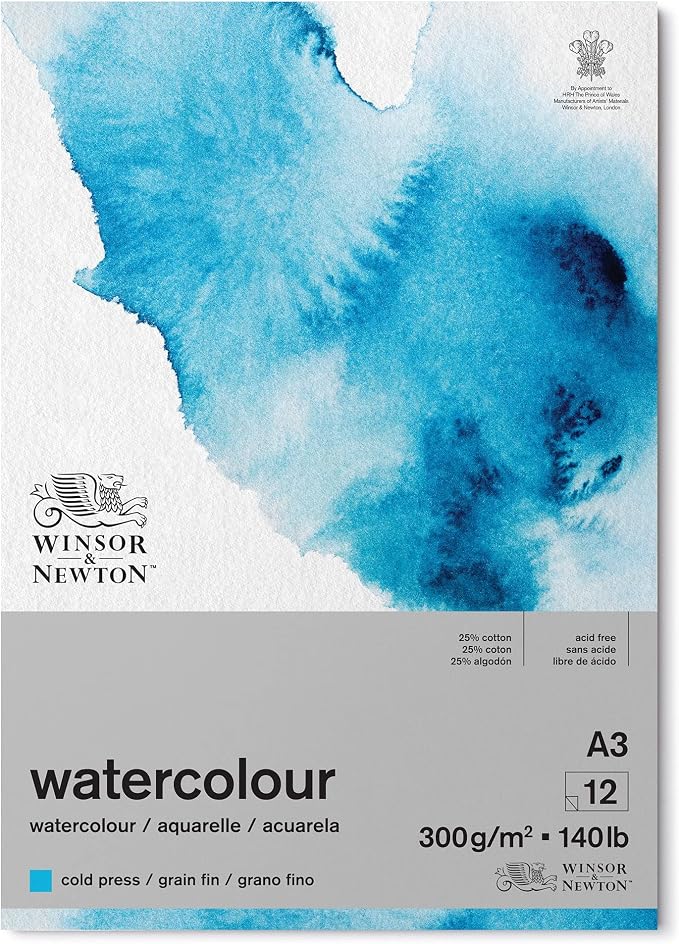 Papel Aquarela Clássico em Bloco 1