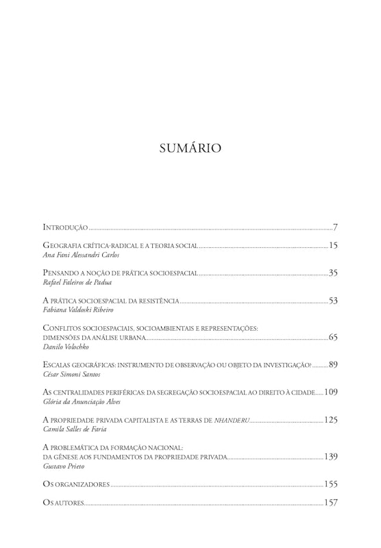Geografia Urbana Crítica: Teoria e Método 3