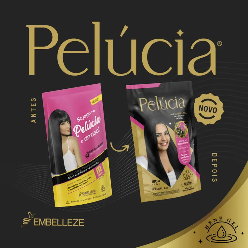 Henê Pelúcia Médio Pouch 3
