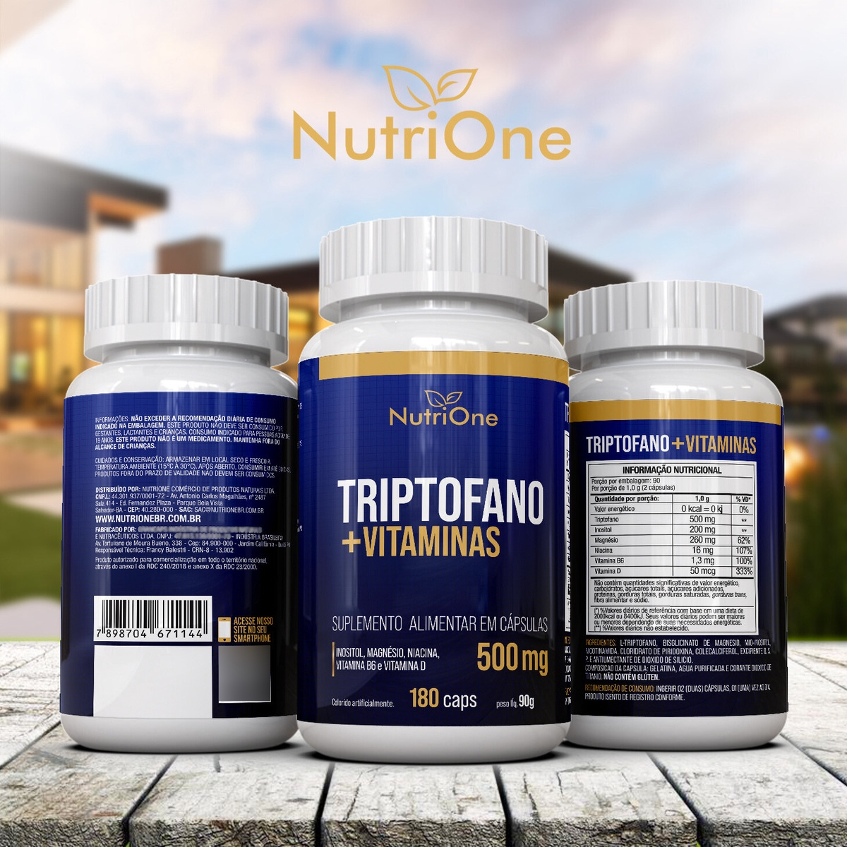 Triptofano + Vit. e Minerais 3