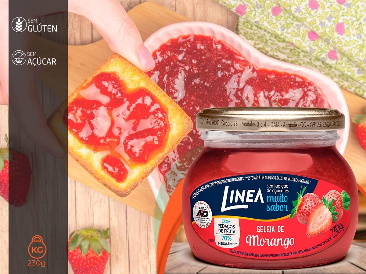 Linea Geleia De Morango 230 g 3