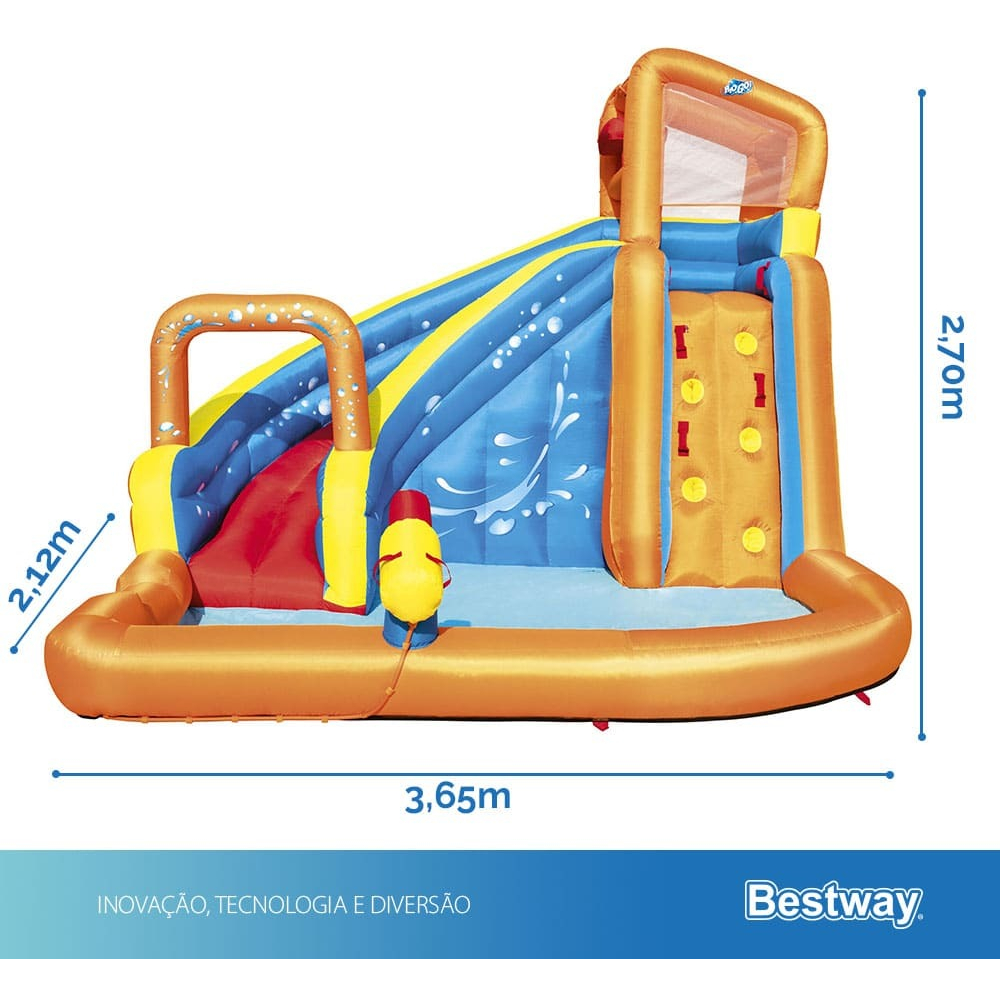 Mega Parque Aquático Inflável Turbo Splash H2OGO 4