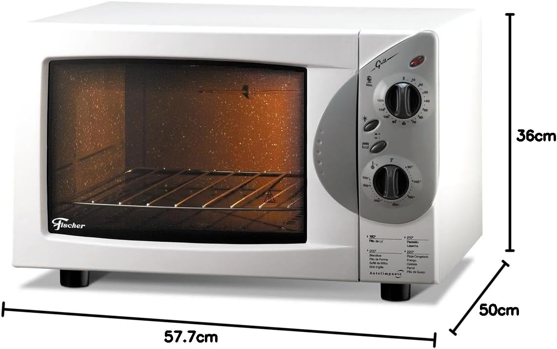 Forno Elétrico de Bancada Fischer Gourmet Grill 44 L 3