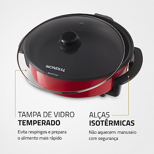 Panela Elétrica MultiCook Red Premium 2