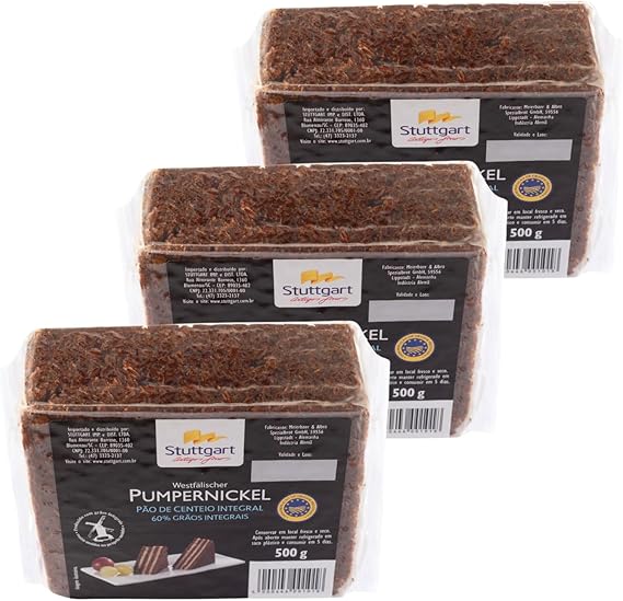 Pão Preto Pumpernickel Original 1