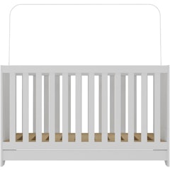 Berço 3 em 1 Vira Cama com Colchão Incluso Elza