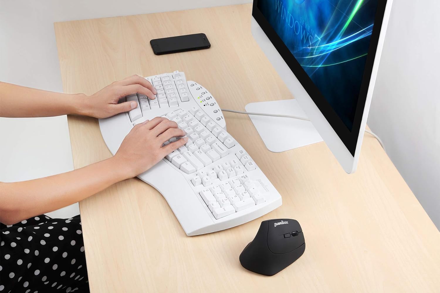 Periboard-512 B Kabelgebundene Ergonomische Tastatur 5