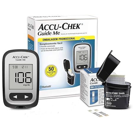 Aparelho de Medir Glicemia Guide Me com 50 Tiras 1