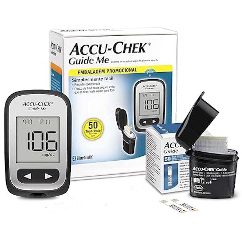 Aparelho de Medir Glicemia Guide Me com 50 Tiras 1