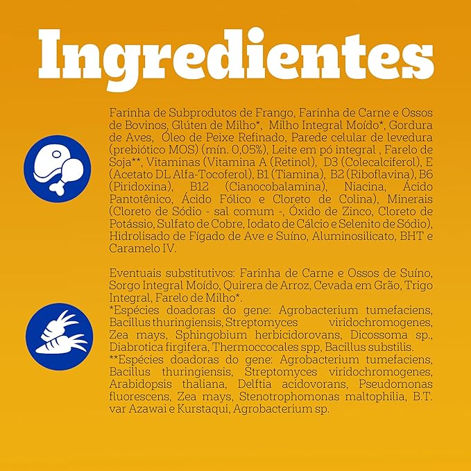 Ração Seca Filhote Sabor Carne, Frango e Cereais 5