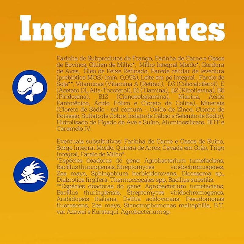 Ração Seca Filhote Sabor Carne, Frango e Cereais 5