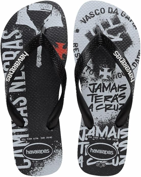 Chinelo Havaianas Top Times Vasco Da Gama 1