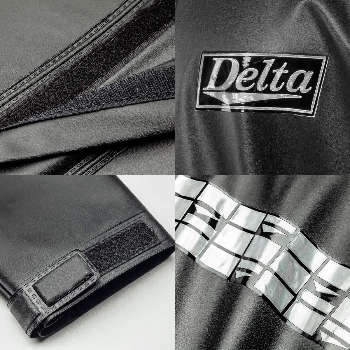 Capa de Chuva Delta Flex com Capuz Moto Motoqueiro em PVC 3