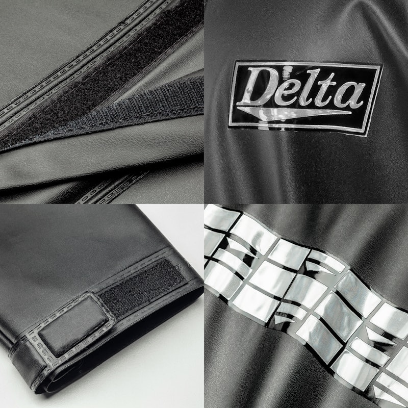 Capa de Chuva Delta Flex com Capuz Moto Motoqueiro em PVC 3