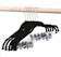 MAZZILLI Kit 10 Cabides de Veludo Slim Antideslizantes com 2 Presilhas em Aço 1