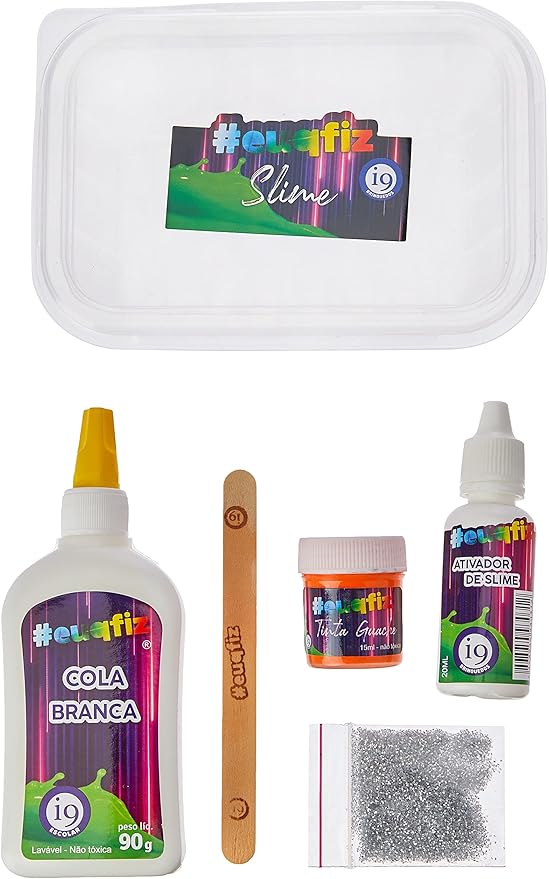#Euqfiz Slime - Kit 1 Glitter Slimes 4