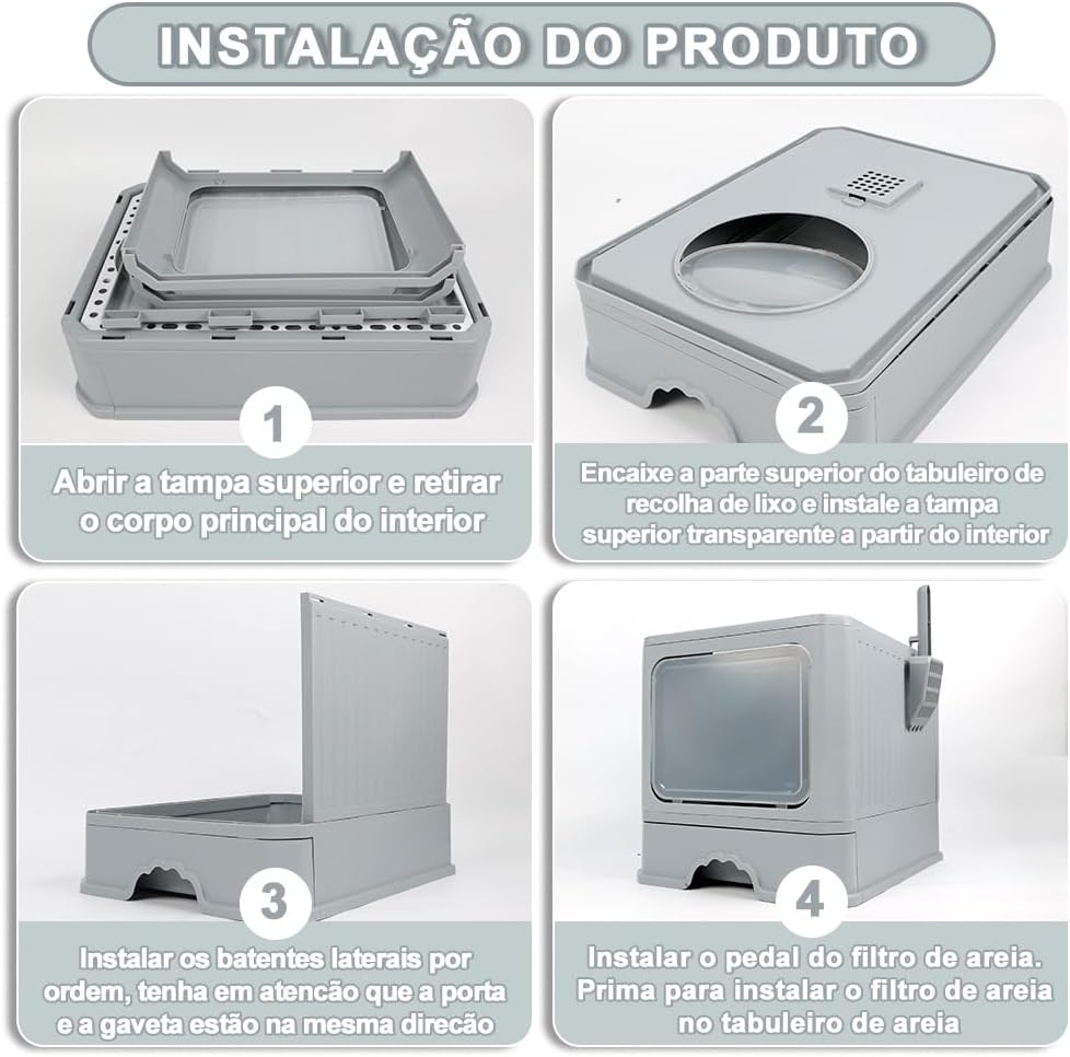 Caixa de Areia para Gatos Reamfit 5