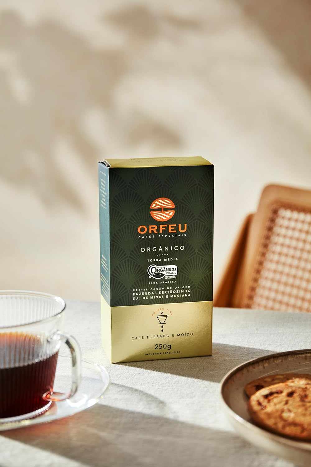 Café Moído Orgânico Orfeu 250G 2