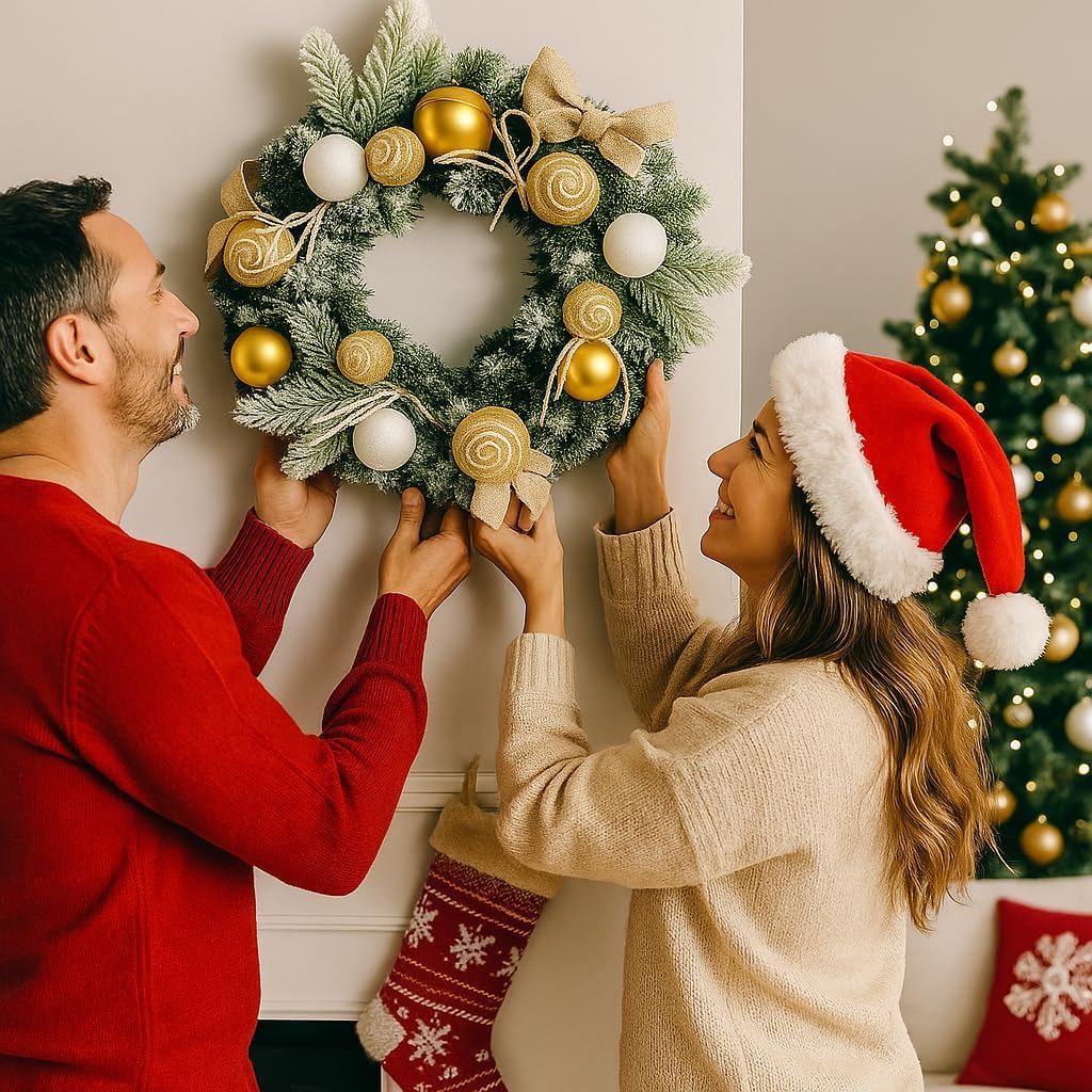 Guirlanda de Natal com Enfeites 40 cm 3