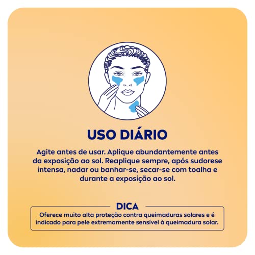 Protetor Facial Nivea Sun Tripla Proteção Antissinais Fluido 5
