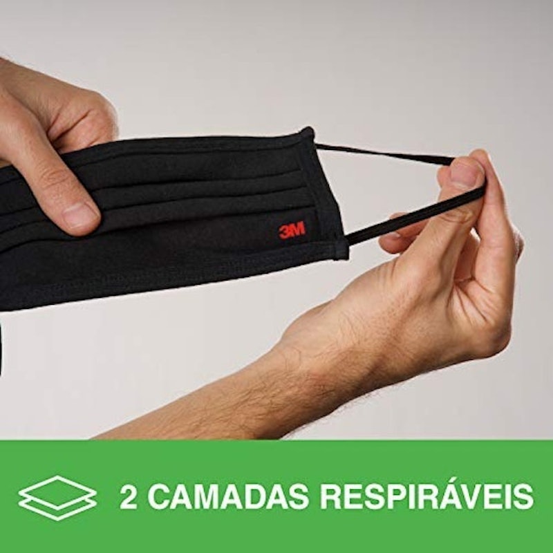 Máscara de Tecido Preta 3M 4