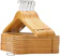VIDRO & DECOR Cabide Madeira Marfim 10 Unidades 1