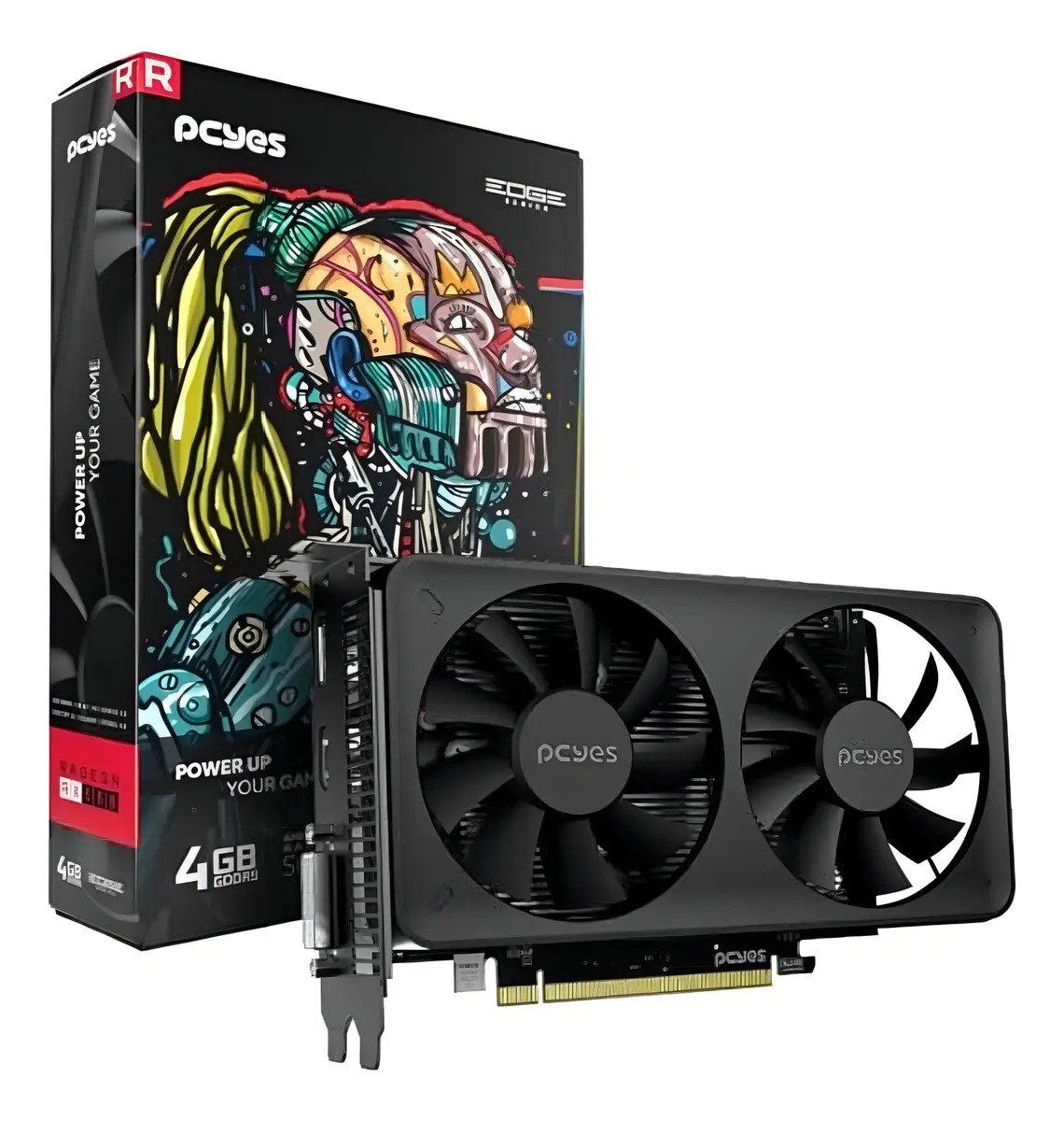Gpu Rx 550 4 GB Gddr 5 128 Bits Dual Fan 3