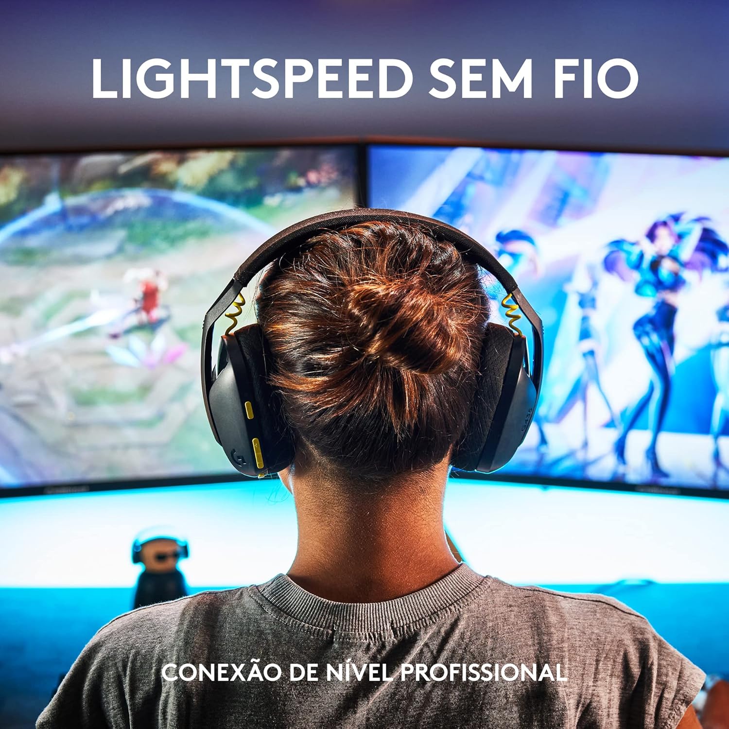 Headset sem Fio LIGHTSPEED para Jogos Logitech G435 2