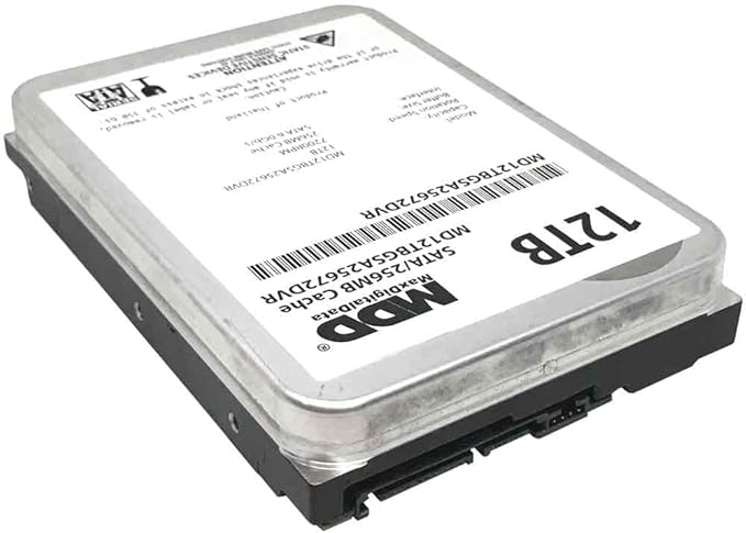 Disco Rígido Interno MDD 12 TB 7200 RPM 256 MB 2