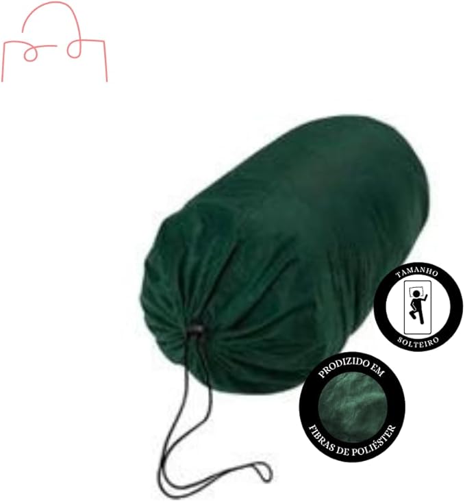 Colchonete Saco de Dormir Acampamento Camping 2