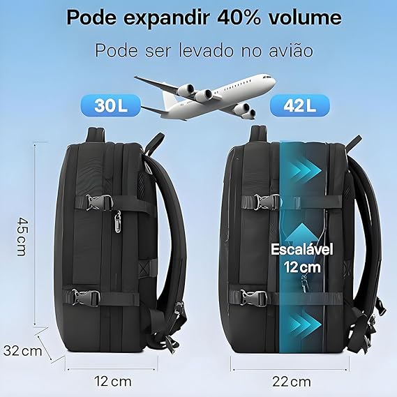 Mochila Viagem Masculina Feminina para Notebook 4