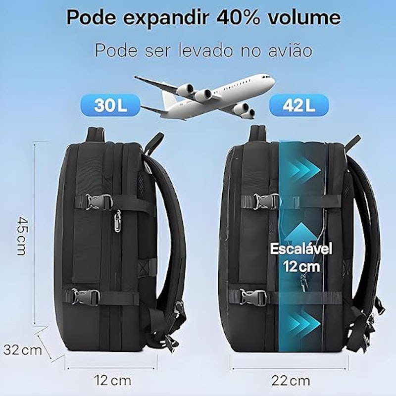 Mochila Viagem Masculina Feminina para Notebook 4