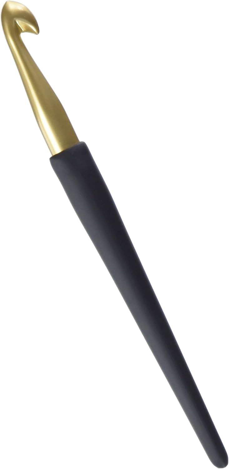 Agulha de Crochê de Alumínio Dourado KnitPro 4