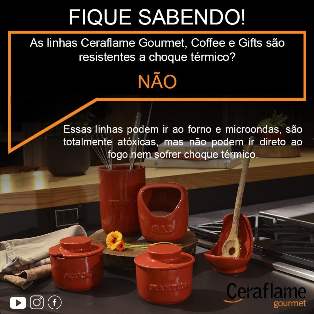 Saleiro de Cerâmica Ceraflame 5