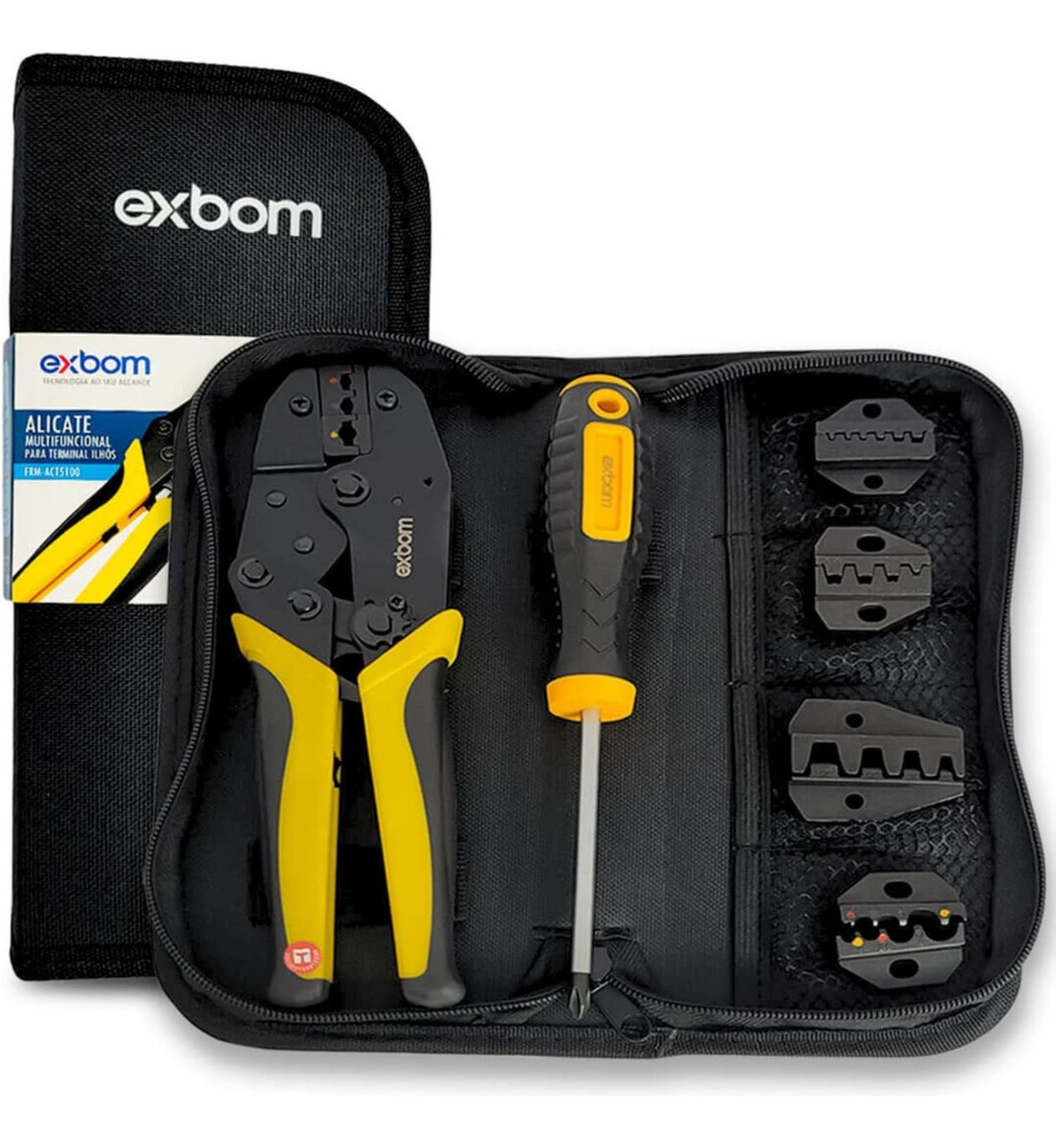 Alicate para Crimpar 8 em 1 Multifuncional Exbom 2