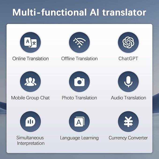 Tradutor de Idiomas Instantâneo Grillkid 2