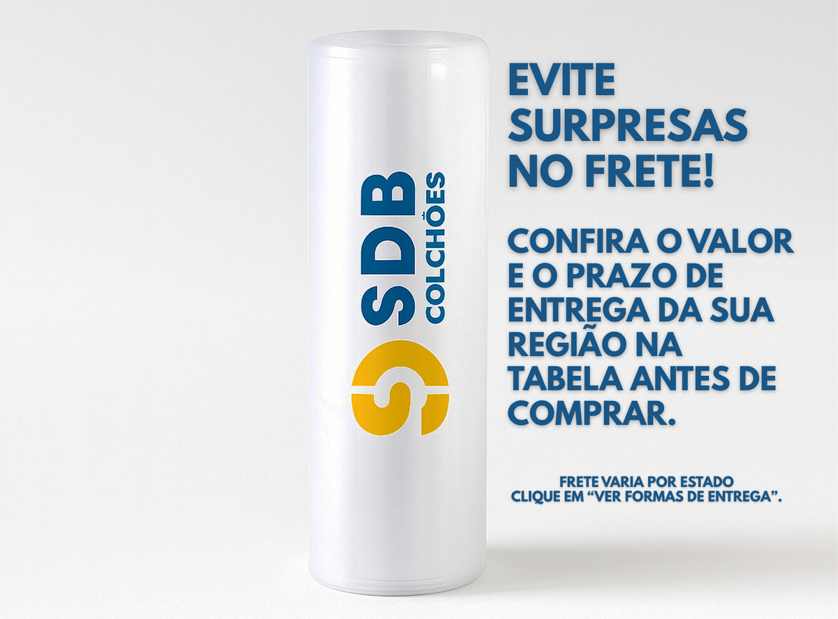 Colchão Solteiro de Molas Ensacadas D33 SDB Colchões 3