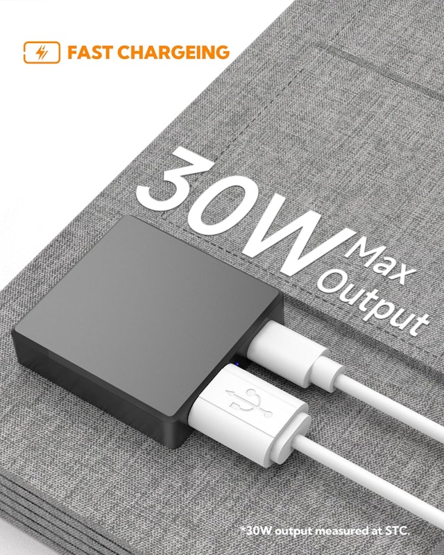 Carregador Solar Portátil de Painel Solar Dobrável de 30 W 3
