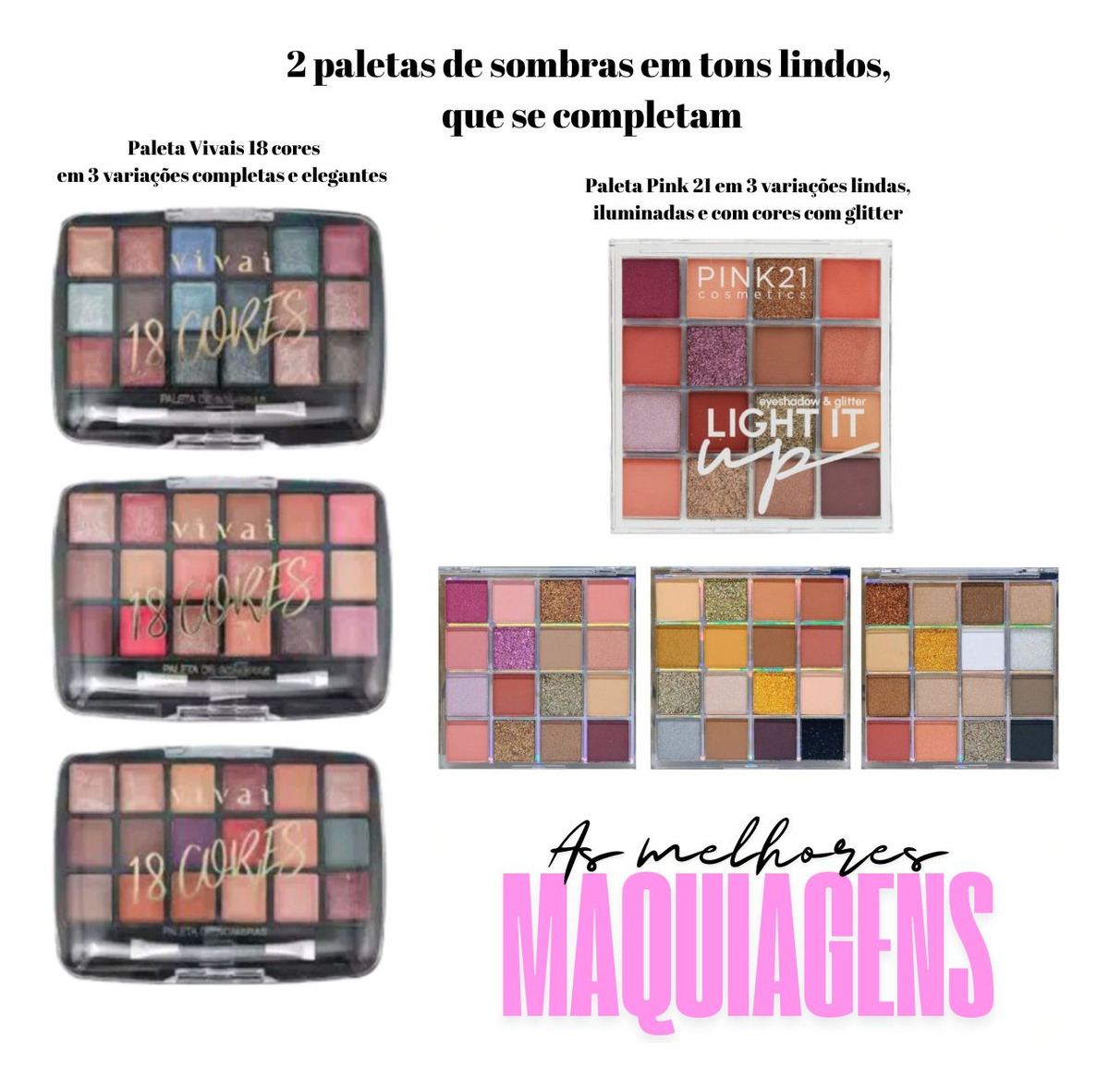Kit Maleta de Maquiagem Completa Cisne 4