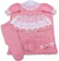 DUBABI BABY Kit Saída de Maternidade Menina Tricot Conjunto Recém-Nascido Princesa 1