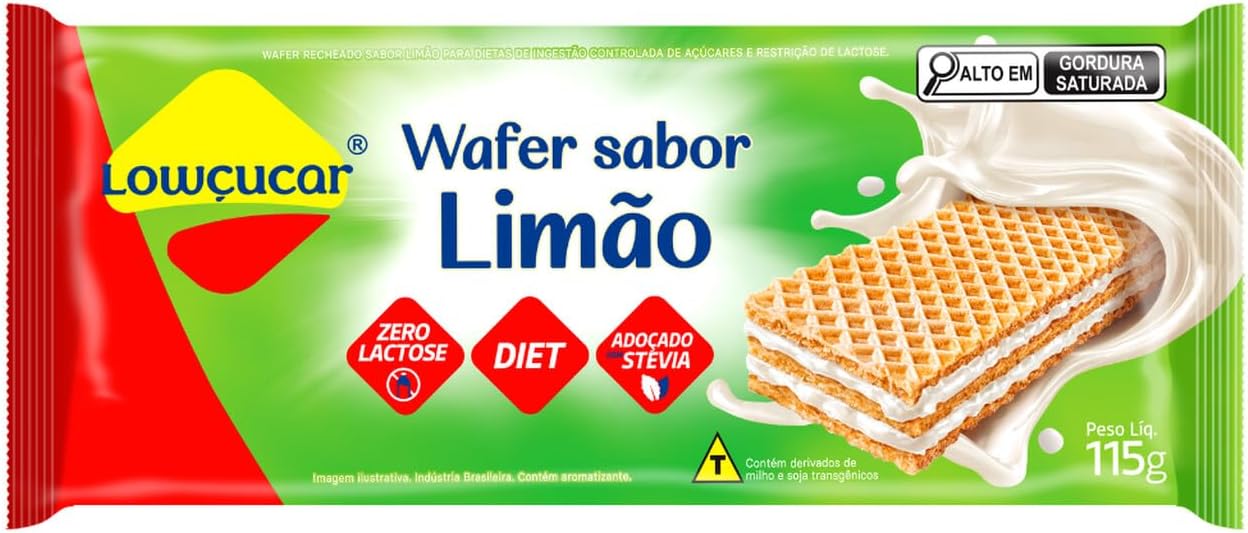 Wafer Lowçucar Zero Açúcares 1