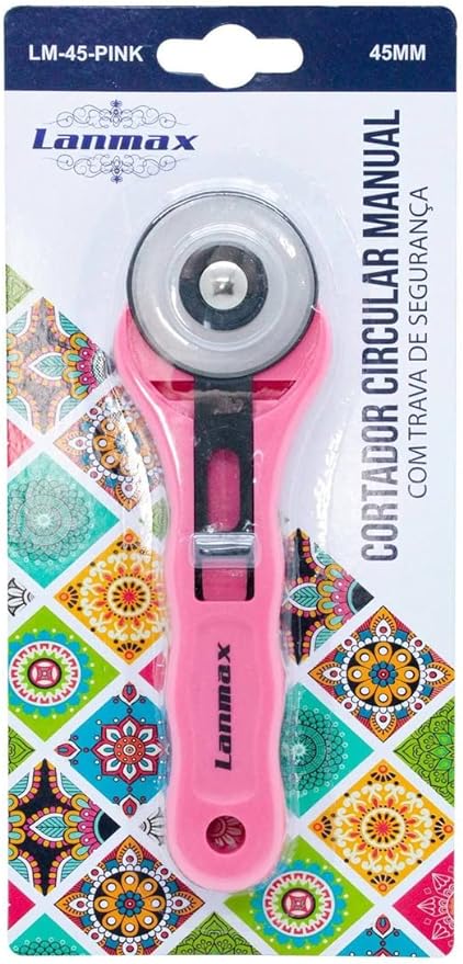 Cortador Circular 45mm Rosa Profissional 2