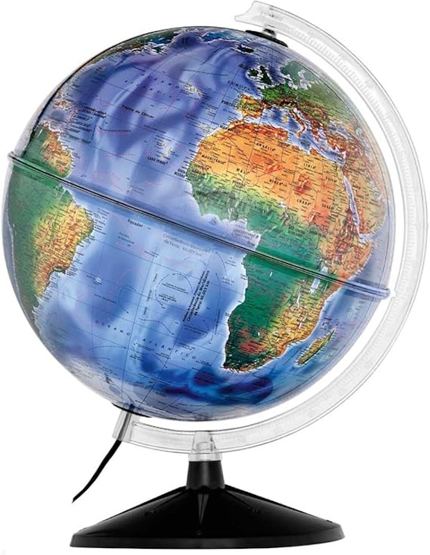 Globo Terrestre Iluminado Fisico e Politico 1