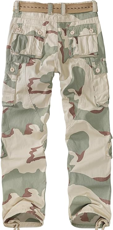 Calça Masculina Tática Casual, Estilo Camuflado 2